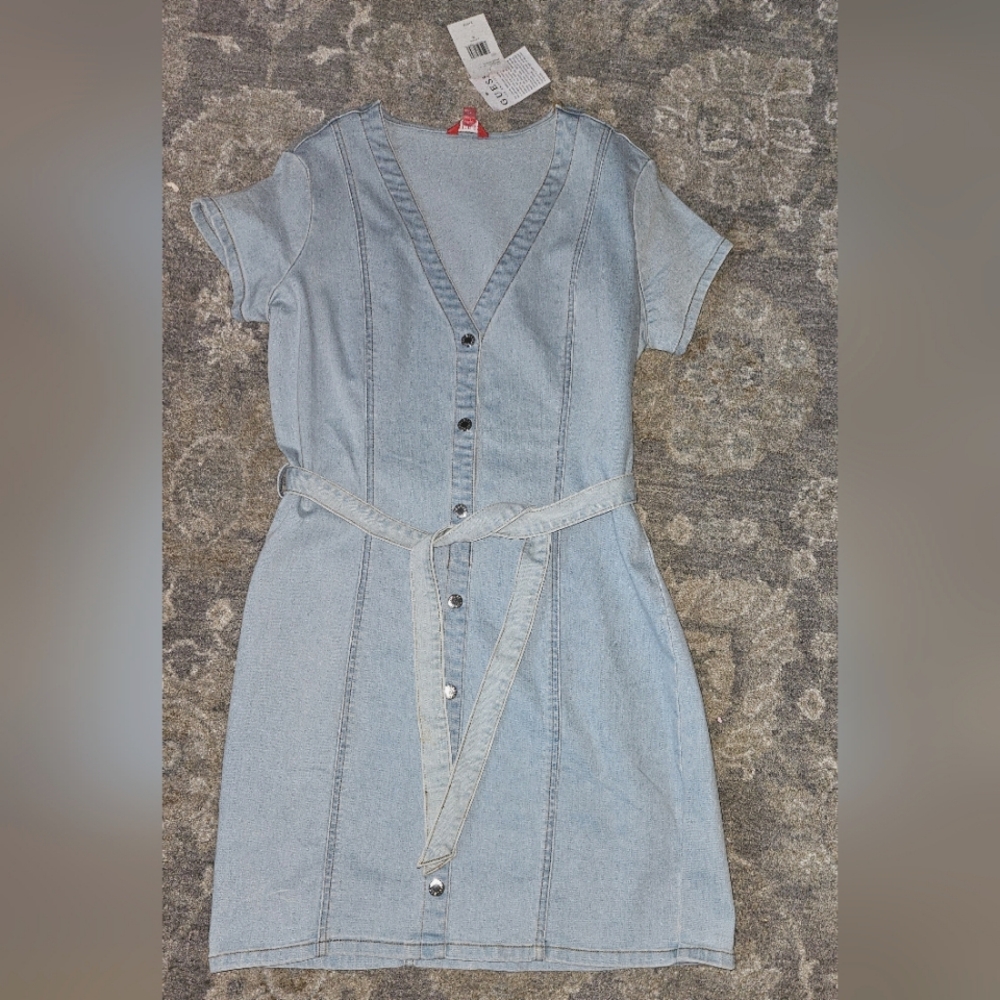 Guess Denim midi dress